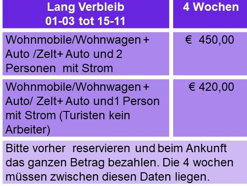 Prijslijst du 4 weken 2025