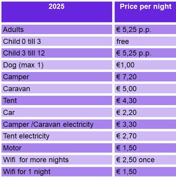 prijslijst normaal eng 2025