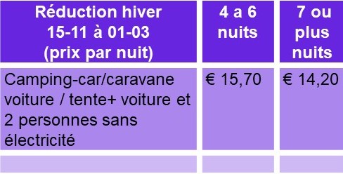 Prijslijst winter fr 2026