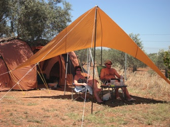 tent pitch